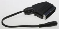 ADAPTER SCART-STECKER AUF 3 5MM KLINKENKUPPLUNG