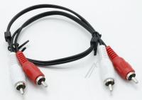 2XC STECKER2XC STECKER STEREO 0 5M SCHWARZ-ROT 