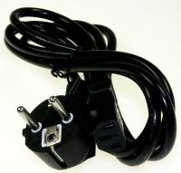 KALTGERÄTENETZKABEL 1 8M SCHWARZ 10A 250V~ (ersetzt: #6899623 POWER CORD SP023+IS14 I-SHENG VDESEMKO 1870MM WAL) 