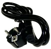 KALTGERÄTENETZKABEL 1 8M SCHWARZ 10A 250V~ (ersetzt: #8726031 POWER-SUPPLY CORD SET) 