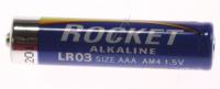 AAA  BATTERY-ALKALINE 1.5V 750MAHAAA 1 STÜCK 4301000103