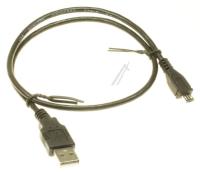 USB2.0-KABEL TYP-A STECKERTYP-B MICRO STECKER 0 5M SCHWARZ (ersetzt: #2948990 PCBU10  DATENKABEL MICRO-USB - SCHWARZ) 