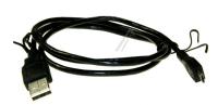 USB2.0-KABEL TYP-A STECKERTYP-B MICRO STECKER 1 0M SCHWARZ (ersetzt: #2948990 PCBU10  DATENKABEL MICRO-USB - SCHWARZ) (ersetzt: #D936043 DATENKABEL USB SAMSUNG) 