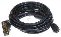 HDMI-A-STECKER  DVI-D STECKER(18+1) SCHWARZ  5 0M 