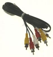 CABLE-RCA SJ01-08-099 1.2MT 3PAV 30A 5 (ersetzt: #8017249 ASSY-RCA PHONE CABLE 3P(YELWHTRED) 1.2) AC3900073A