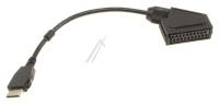 WIRE 6.2MM 250MM BLACK SCART I024 50FW55 (ersetzt: #G788419 SCART ADAPTERKABEL) 4140402H24XG