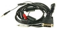 KABEL DVI - HDMI + SOUND STECKER-STECKER 2 M 84455