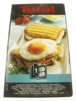 CROQUE MONSIEUR SET FÜR DAS WAFFELEISEN SNACK COLLECTION (ersetzt: #H622130 TEIL SANDWICH-MAKER) XA800112