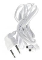 EURO NETZKABEL  GEWINKELT  WEISS 3 0M (ersetzt: #F660994 CBF-POWER CORD DT CEE LP-21L 250V 2.5A W) 