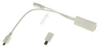 MHL 1.0 HDMI-ADAPTER  MICRO USB 5PIN STECKER (+ 11 PIN ADAPTER) (ersetzt: #F44372 MHL-ADAPTER  SAMSUNG HDTV ADAPTER MICRO USB 11 PIN) 