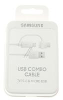 SAMSUNG DATENKABEL USB-A AUF MICRO-USB UND USB-C ADAPTER (ÜBER ADAPTER) EPDG930DWEGWW