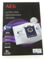 GR210SM  8 S-BAGS ULTRA LONG PERFORMAN + JE 1 MICRO- UND MOTORFILTER  (ersetzt: #9743619 GR201  4 S-BAG CLASSIC LONG PERFORMANCE) 9001688366