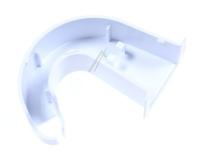 0060222044A  DOOR HINGE COVER-LEFT-WHITE