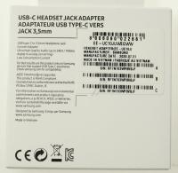  PASSEND FÜR SAMSUNG  USB TYPE-C AUF 3 5 MM KLINKENANSCHLUSS ADAPTER  WHITE EEUC10JUWEGWW