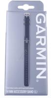  PASSEND FÜR GARMIN  WECHSELARMBAND LILY 14MM ITAL. LEDER SCHWARZELFENBEIN 01013068A5