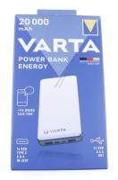 USB-C POWERBANK 15W 20.000MAH (ersetzt: #H191450 VARTA POWERBANK  POWERPACK 16000 MICRO USB) 57978101111