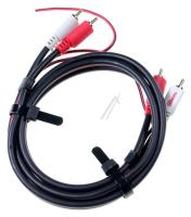 C  PHONO KABEL 1M MIT MASSELEITUNG