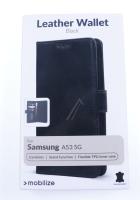 MOBILIZE LEATHER WALLET SAMSUNG GALAXY A53 5G BLACK 28481