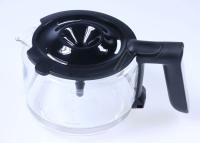 GLASS JUG WITH LID BLACK 300011140321