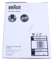 MQS230BK  ZERKLEINERER 500ML FÜR PASSEND FÜR BRAUN STABMIXER TYP 4200  HB 701  HB 901 