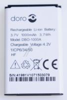 DBO-1000A  DBAA-1000A  DORO ERSATZAKKU PASSEND FÜR 137013722404 ECO 380147